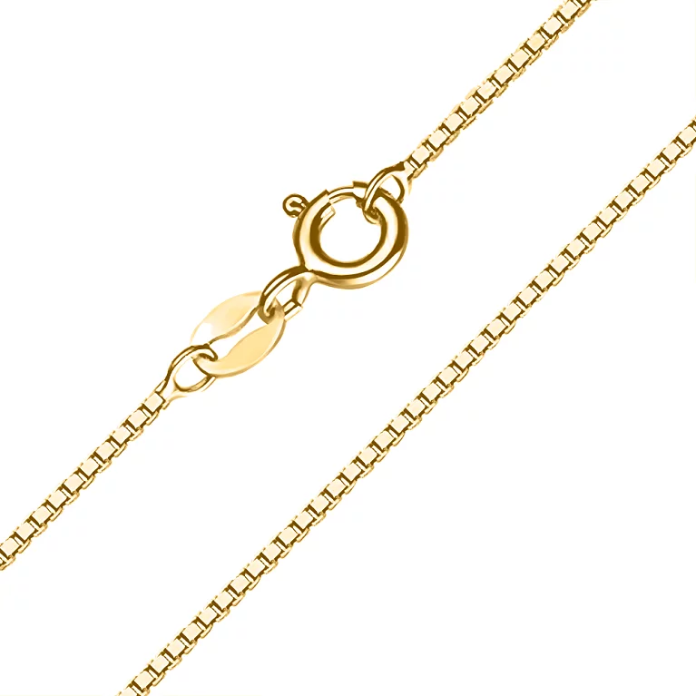 Золотая цепочка в плетении венецианское. Артикул ц304602ж: цена, отзывы, фото – купить в интернет-магазине AURUM