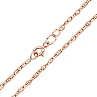 Цепочка из красного золота с плетением барли - 962115