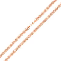 Цепочка из комбинированного золота плетение Фантазийное. Артикул 302305р: цена, отзывы, фото – купить в интернет-магазине AURUM