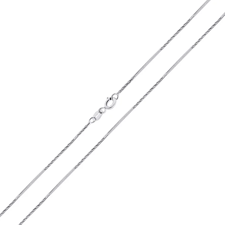 Ланцюжок зі срібла плетіння снейк - 1529071