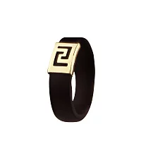 Каучуковий перстень с золотой вставкой. Артикул 900633: цена, отзывы, фото – купить в интернет-магазине AURUM