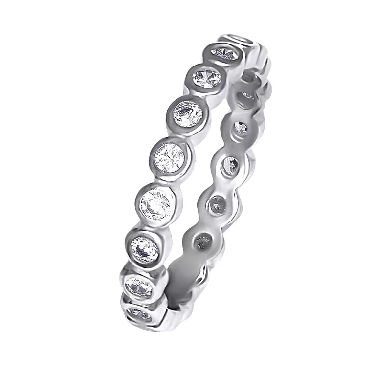 Серебряное кольцо с фианитом. Артикул 7501/1115: цена, отзывы, фото – купить в интернет-магазине AURUM