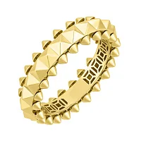 Каблучка у жовтому золоті "Clash" - 2139511