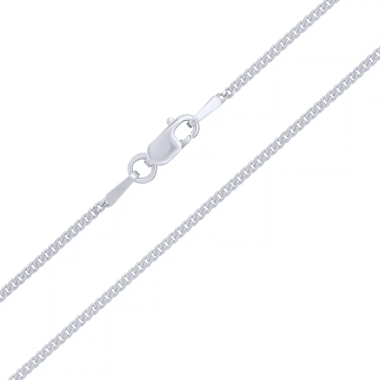 Срібний ланцюжок панцирне плетіння. Артикул 7508/Пр-40: ціна, відгуки, фото – купити в інтернет-магазині AURUM