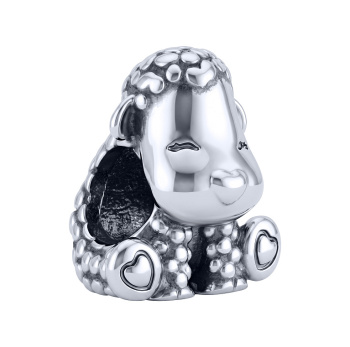 Серебряный шарм с чернением - 2254726