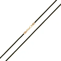 Шелковый шнурок "Тризуб - Герб Украины" с застежкой из красного золота - 1529231