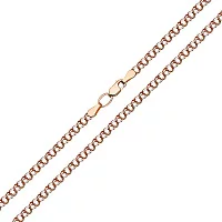Цепочка из комбинированого золота с плетением Бисмарк. Артикул 300307р: цена, отзывы, фото – купить в интернет-магазине AURUM
