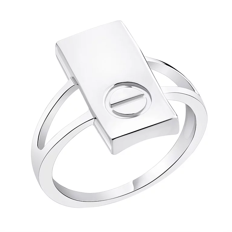Серебряное кольцо Love. Артикул 7501/5740: цена, отзывы, фото – купить в интернет-магазине AURUM