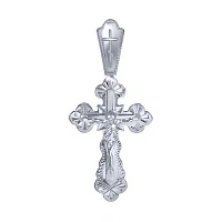 Хрестик срібний - 393052