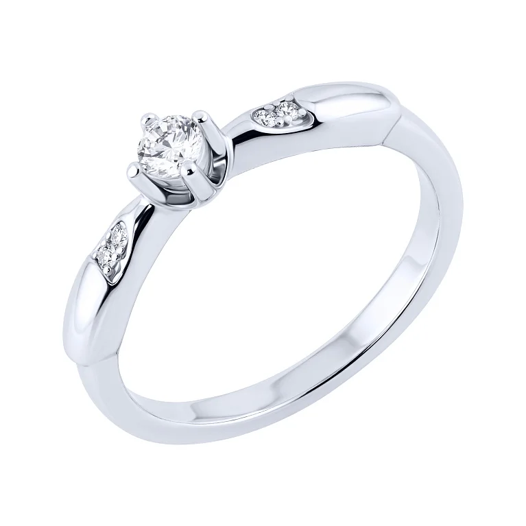 Серебряное кольцо с фианитами - 2159477