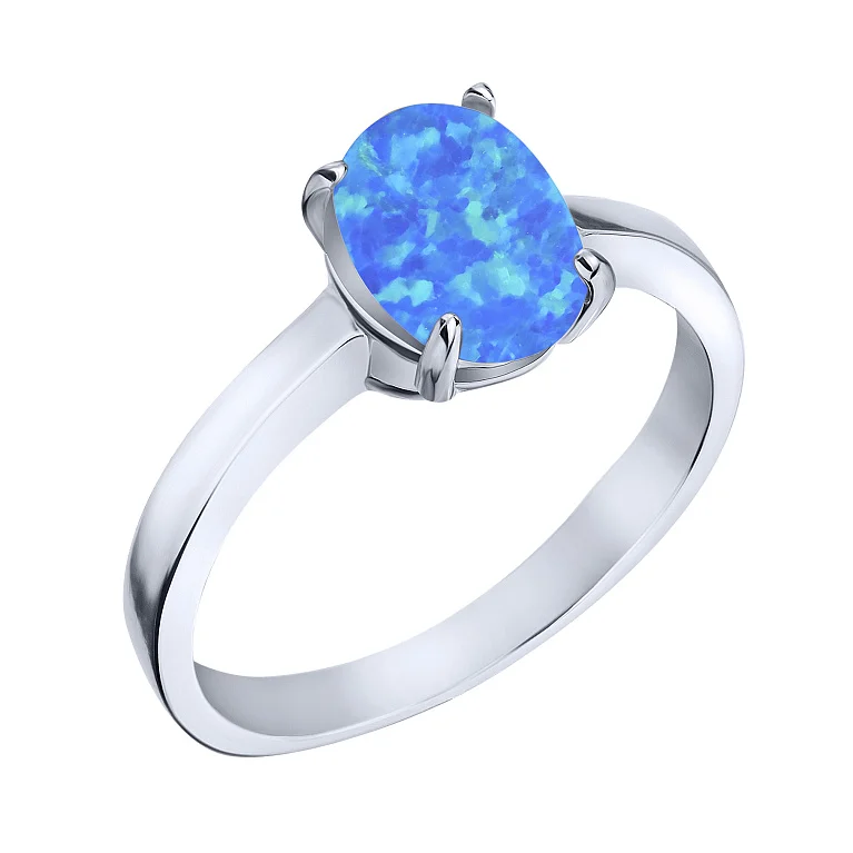 Серебряное кольцо с опалом - 2045883