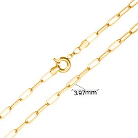 Кольє з червоного золота з фіанітами якірного плетіння - 1736224