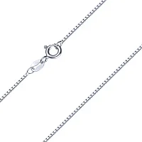 Серебряная цепочка с венецианским плетением - 2044425