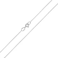 Ланцюг якірного плетіння з білого золота - 1533845