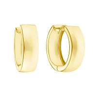 Серьги-кольца из лимонного золота - 1581365