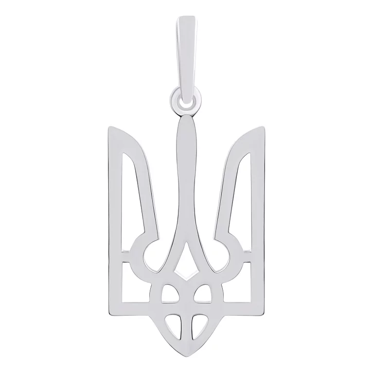 Подвеска из серебра "Тризуб-Герб Украины". Артикул 7503/3963/1: цена, отзывы, фото – купить в интернет-магазине AURUM