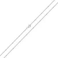 Ланцюг з білого золота плетіння якір - 1095035