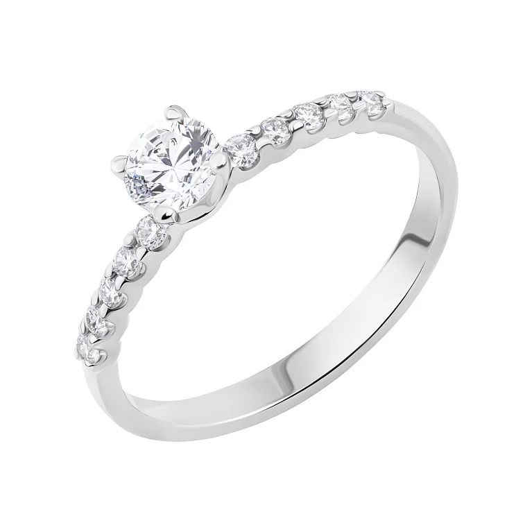 Кольцо из белого золота с брилиантами - 2115719