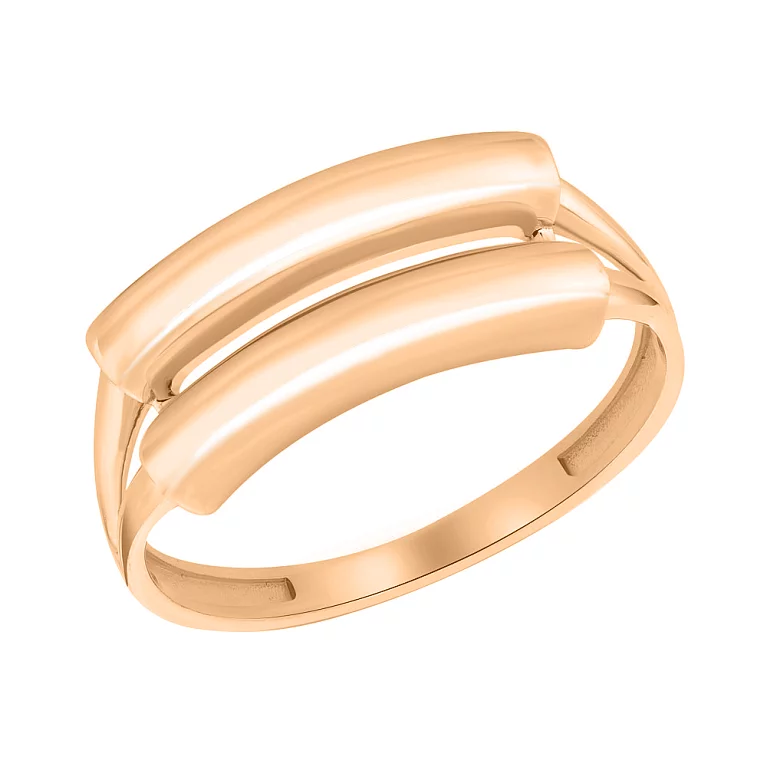 Кольцо из красного золота с "Геометрией". Артикул 155469: цена, отзывы, фото – купить в интернет-магазине AURUM
