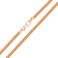 Цепочка из красного золота плетение Спиго. Артикул 3016004: цена, отзывы, фото – купить в интернет-магазине AURUM