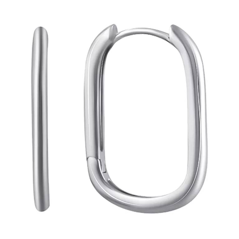 Сережки зі срібла тонкі "Мінімалізм". Артикул 7502/2126089: ціна, відгуки, фото – купити в інтернет-магазині AURUM