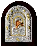 Икона Богородица "Казанская" с позолотой - 968309