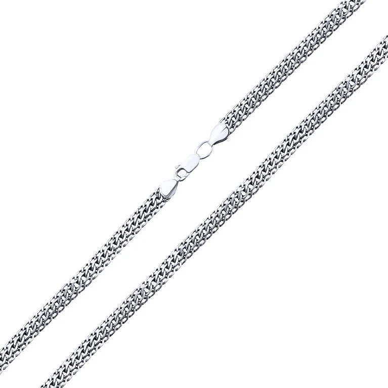 Серебряная цепочка в плетении питон - 2148104