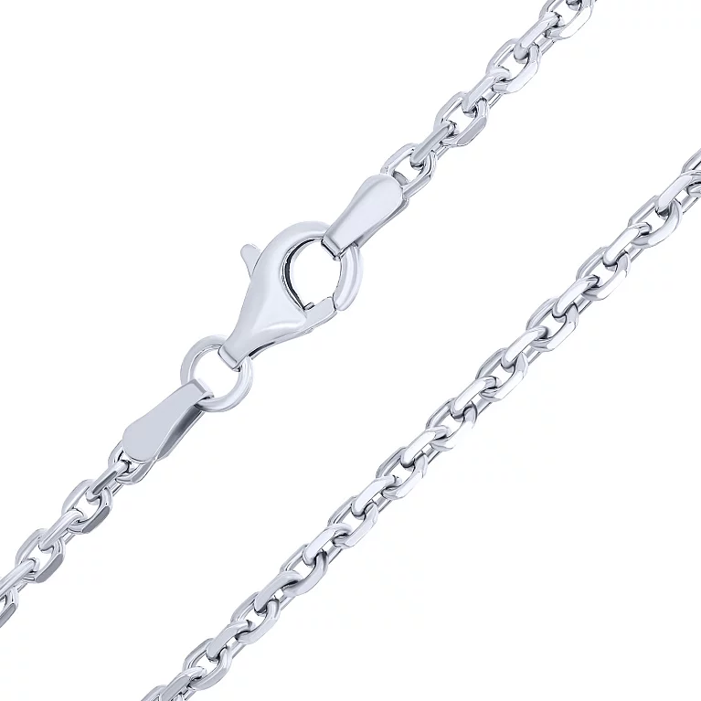 Серебряная цепочка плетение якорное. Артикул 7508/Ар-70: цена, отзывы, фото – купить в интернет-магазине AURUM