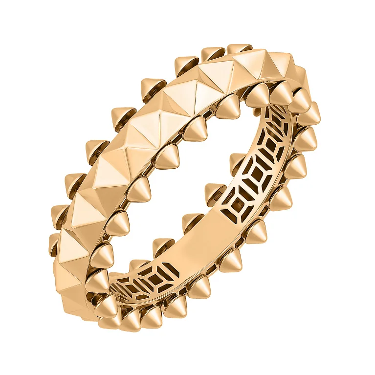 Кольцо "Clash" в красном золоте - 2139358