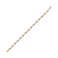 Браслет из комбинированого золота плетение Ролекс. Артикул 327055р: цена, отзывы, фото – купить в интернет-магазине AURUM
