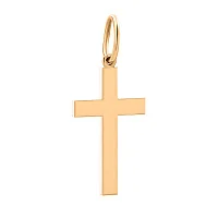 Хрестик із червоного золота - 1521738