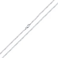 Серебряная цепочка с плетением панцирь - 1964226