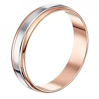 Обручальное кольцо комбинированное. Артикул 1065/1: цена, отзывы, фото – купить в интернет-магазине AURUM