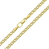 Ланцюг з лимонного золота плетіння рембо - 969312