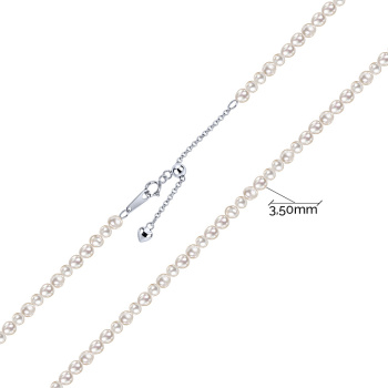 Колье из серебра с жемчугом - 2294629