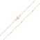Кольє з червоного золота "Аура" якірне плетіння - 870355
