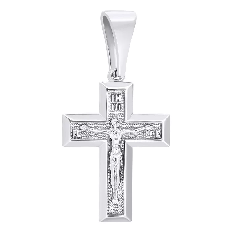 Православний хрест зі срібла. Артикул 7504/1932: ціна, відгуки, фото – купити в інтернет-магазині AURUM