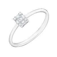 Кольцо из белого золота с бриллиантами - 1670381