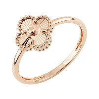 Каблучка у червоному золоті "Конюшина" - 2214211