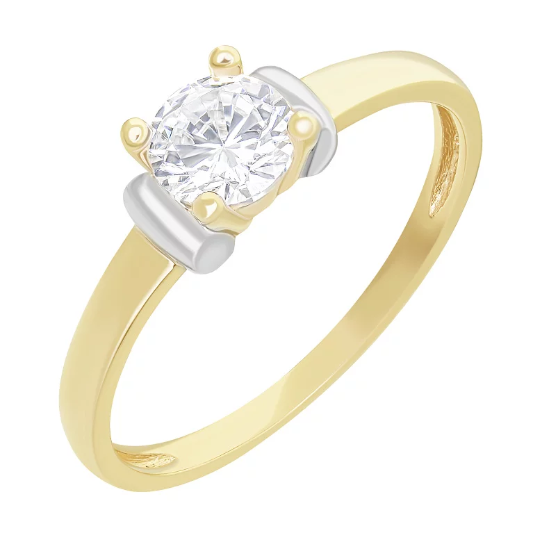 Помолвочное золотое кольцо с фианитом. Артикул КВ1118и: цена, отзывы, фото – купить в интернет-магазине AURUM