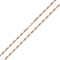 Цепочка из комбинированного золота плетение Жгут. Артикул ц3017704р: цена, отзывы, фото – купить в интернет-магазине AURUM