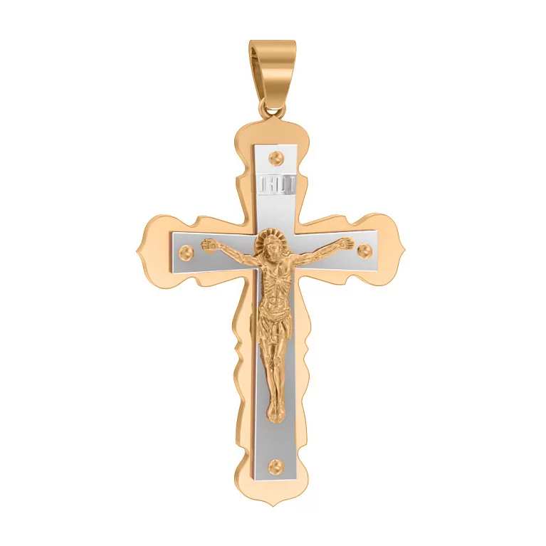 Золотий хрест "Розп'яття". Артикул 501058: ціна, відгуки, фото – купити в інтернет-магазині AURUM