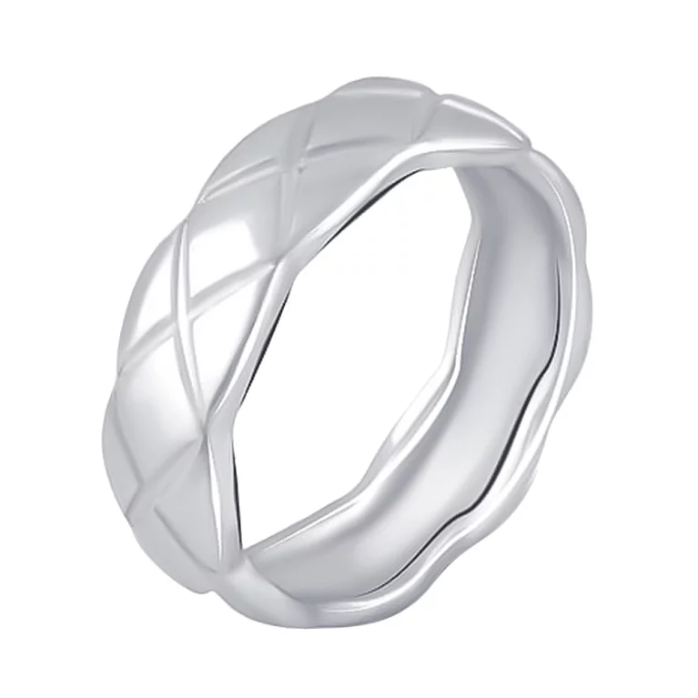 Серебряное кольцо с узором. Артикул 7501/2085454: цена, отзывы, фото – купить в интернет-магазине AURUM