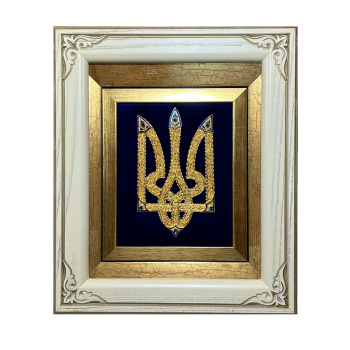 Коллаж с позолотой "Трезубец - 1573283