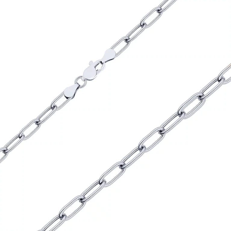 Серебряная цепочка плетение якорное. Артикул 7508/1303: цена, отзывы, фото – купить в интернет-магазине AURUM