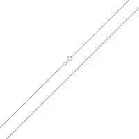 Ланцюг з білого золота з венеціанським плетінням - 1095039