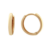 Золотые серьги-кольца. Артикул 2006086101: цена, отзывы, фото – купить в интернет-магазине AURUM