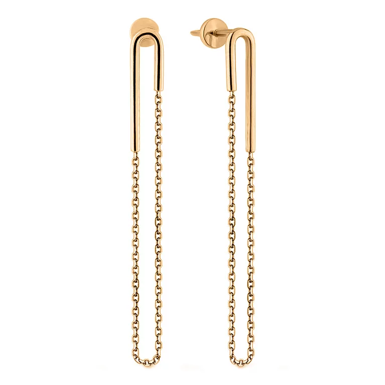 Сережки-гвоздики из красного золота в минимализме. Артикул 2010570101: цена, отзывы, фото – купить в интернет-магазине AURUM