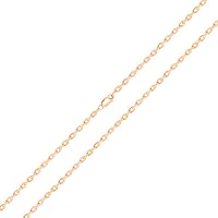 Цепочка в красном золоте плетение якорь - 1628179