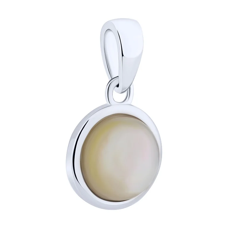 Підвіс зі срібла з перламутром - 2194817